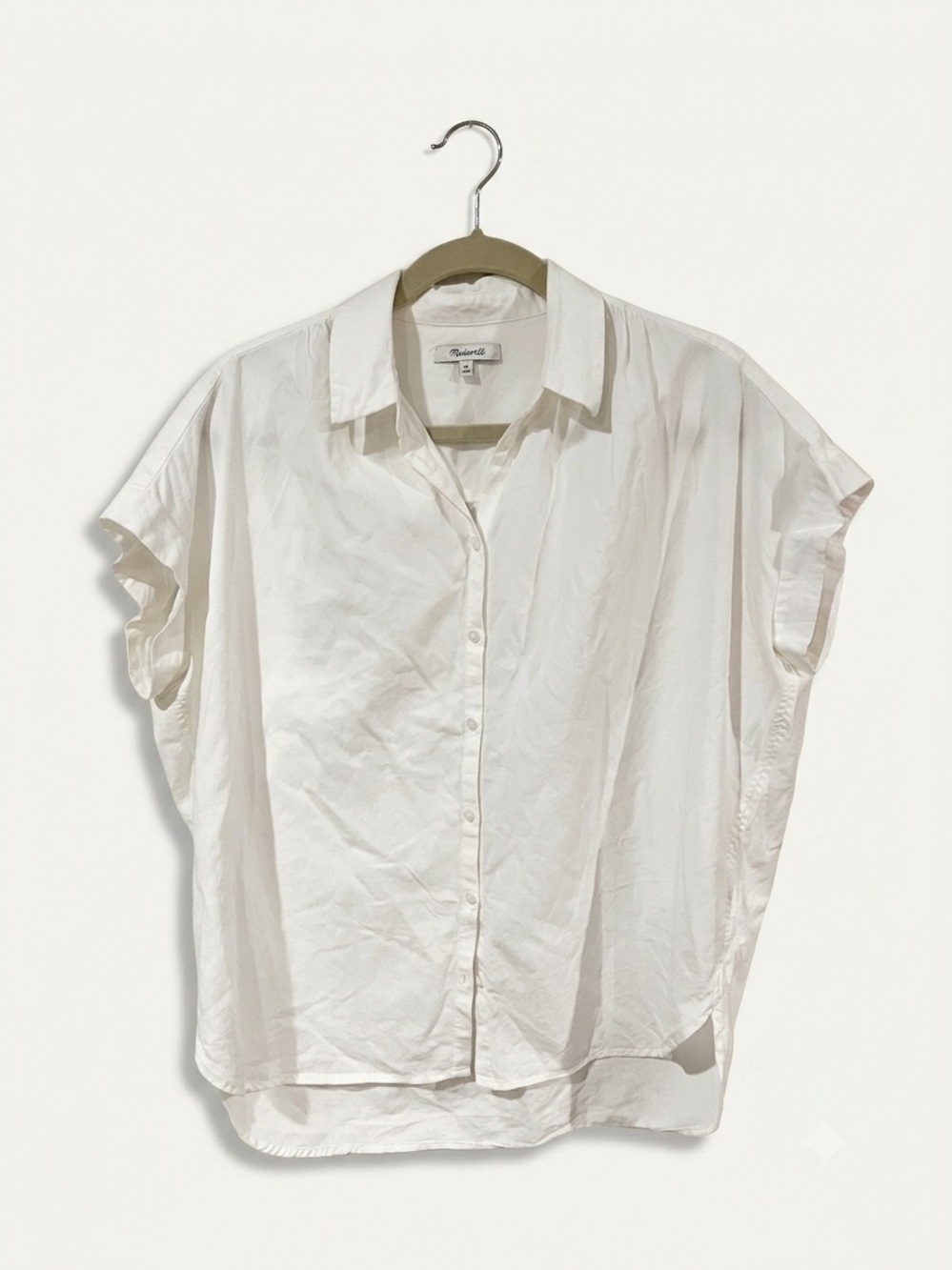 Madewell Short Sleeve Button Up Shirt - Size Small